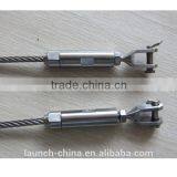 Stainless Steel Handrails for Outdoor Steps Cable Fastener Fitting Tensioner thumbnail-3