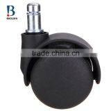 2016 China High-quality 50mm Nylon Black Swivel Pressure Furniture Caster thumbnail-5