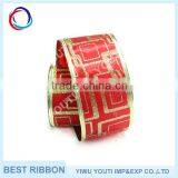 Customized high quality christmas tree wired ribbon