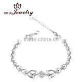 Magnetic cz Stone 925 Silver Bracelet thumbnail-1