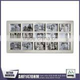 15-Pictures 7x5 Distressed White Wooden Collage Frame