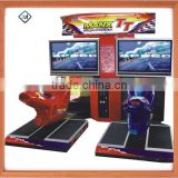 Coin Operated Simulator Arcade Car Motorcycle TT Car Racing Arcade Game Machine for Sale