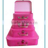 Cardboard Kids Suitcase Set Box