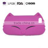 High Quality and Customized Hot Sale Fox Shape Silicone Cellphone Case