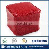 Red Fake Crocodile Ring Box thumbnail-3