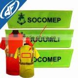 Reflective Hook and Loop Plate & Run Men Name Card