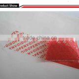 Tamper Evident VOID Tape Full Residue Packing Tape