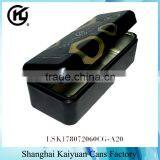 High Quality Rectangular Perfume Flip Over Tin Can Box (various Lids and Printing)