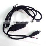 DC Converter Buck Module 8-22V to 5V 1M Power Cable Micro Usb Output