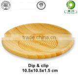 Reusable Round Bamboo Cup Saucer