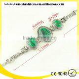 Peacock Hand Made Gemstone Bracelet, Gemstone Chip Bracelets thumbnail-2