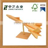 OEM eco-friendly assembled unfinished pine small wooden plane toys