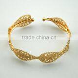 Jewelry Gold Bracelet/ Indian Jewelry/ Cuff Bangle for Girls thumbnail-2