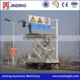 10m Lifting Height Truck Mounted Hydraulic Scissor Elevating Platform Quality Choice thumbnail-1