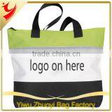Promotional Canvas Tote Bags With Zippered Main Compartment thumbnail-1