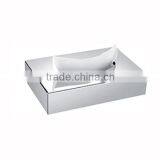 Waterproof Shining Stainless Cuboid Wall Mounted Home Paper Holder thumbnail-1