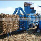 Hydraulic Straw Bale Press Machine/hydraulic Hay Bale Press and Waste Plastic Packing Machine thumbnail-1