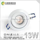 CCT Adjustable 13W/15W Led Downlight Wholesale 3 Years Warranty Cob Led Downlight Shenzhen Manufacturer thumbnail-2