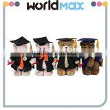 Kid Gift OEM Enterprise Plush Bear With Doctorial Hat Cartoon Toy Doll thumbnail-1