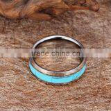 Wedding Engagement Imitation Diamond Stainless Steel Ring 18k White Gold Plated Stainless Steel Jewelry thumbnail-5