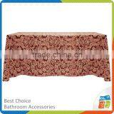 Hot Sale Two-toned Jacquard Damask Fabric Tablecloth thumbnail-3