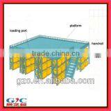 Shenzhen GZC Warehouse Mezzanine Floor Racking System Multi-level Shelf Steel Platform CE ISO9001