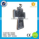 Custom Cross Shape Souvenir Metal Keychain thumbnail-4