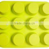 A02-21 Twelve Holes Eco-friendly Silicone Mold for DIY Cake Mold Baking & Pastry Mold thumbnail-2