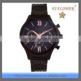 FS FLOWER - Watch Luxury Men High Quality Stainless Steel Fake Brand Watches thumbnail-1