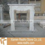 White Marble Fireplace Surround thumbnail-1