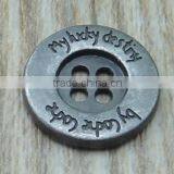 Factory Wholesale 4 Hole Metal Button