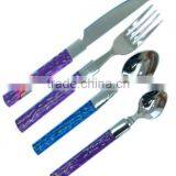 Stainless Steel Cutlery With Plastic Handle thumbnail-1