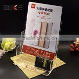 Custom Cheap Crystal Clear Acrylic Brochure Display Racks thumbnail-2