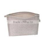 Durable Canvas Nylon EVA Zipper Storage Bag Cosmetic Bags With Zipper thumbnail-4