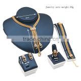 African 2016 Fashion gold jewelry flower jewerly Luxury jewelry set Discount