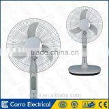 New model 16inch super cooling solar battery emergency dc fan with led