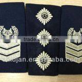 Sew-on embroidery epaulette