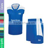 Blue Basketball Uniform SL-BBU-04