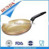 24cm 9.5inch Golden Colourworks Ceramic Non-stick Coated Frypan - Frying Pan Breakfast