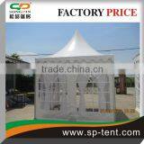 Cheap Aluminum Relief tent 3m by 3m disaster tent in easy up pagoda shape for sale