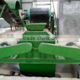 Granulated fertilizer raw materials crushing machine horizontal grinder