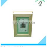 OEM Wooden Box With Flat Picture Frame Top