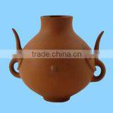 Indian funny terracotta face pot