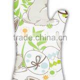 Kitchen Design Protective Cotton White Oven Mitts