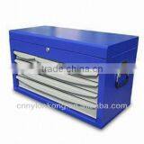 Tool Chest With Heavy Gauge Welded Steel and High Gloss Blue Powder-coated Finish