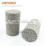 Sintered stainless steel 316 microns pore size in-line filter