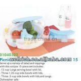 Picnic Salad Bar Serving Bowls Set of 15 01040322 thumbnail-1