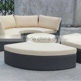 Leisure Outdoor Furniture Sofa Bed Rattan Round Sunbed thumbnail-3