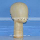 Abstract Faceless Wooden Mannequin Head for Hat Display thumbnail-1