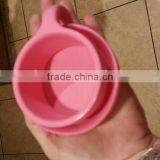 Silicone Travel Collapsible Camping Mug With Lid thumbnail-2